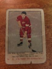 1951-52 Parkhurst Hockey #63, Alex Delvecchio rookie, Detroit Red Wings
