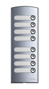 ELVOX 1358 Zusatzplatte 2 m 8 Tasten Aluminium eloxiert elektropoliert - Bild 1 von 1