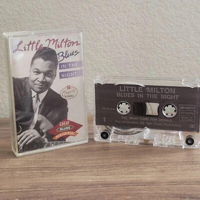 Little Milton Blies In The Night 16 Tracks Cassette Tape 1991 EX - Image 1 of 3
