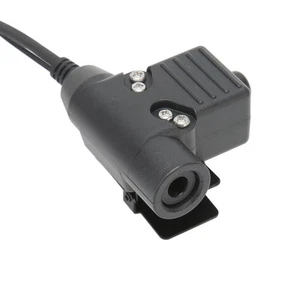 `Adapter PTT z tylnym klipsem Push-to-Talk Radio Headset Adapter do V - Zdjęcie 1 z 23