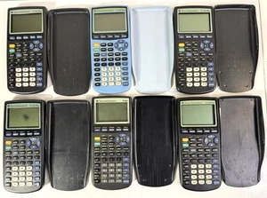 6 Texas Instruments TI-83 Plus (1 isn’t a Plus) Graphing Calculators - Working - Picture 1 of 13