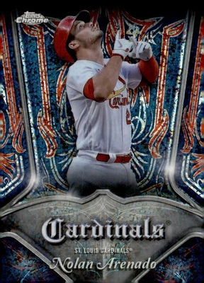 2022 Topps Chrome - Pinstriped Nolan Arenado #P-4 - Image 1 of 2