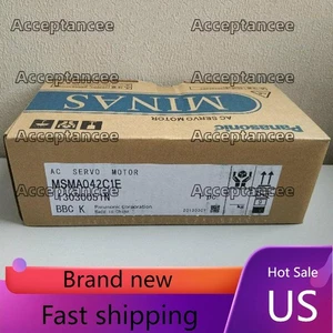Servomotor de CA Panasonic MSMA042C1E gratuito de impuestos de EE. UU. en caja envío rápido - Imagen 1 de 4