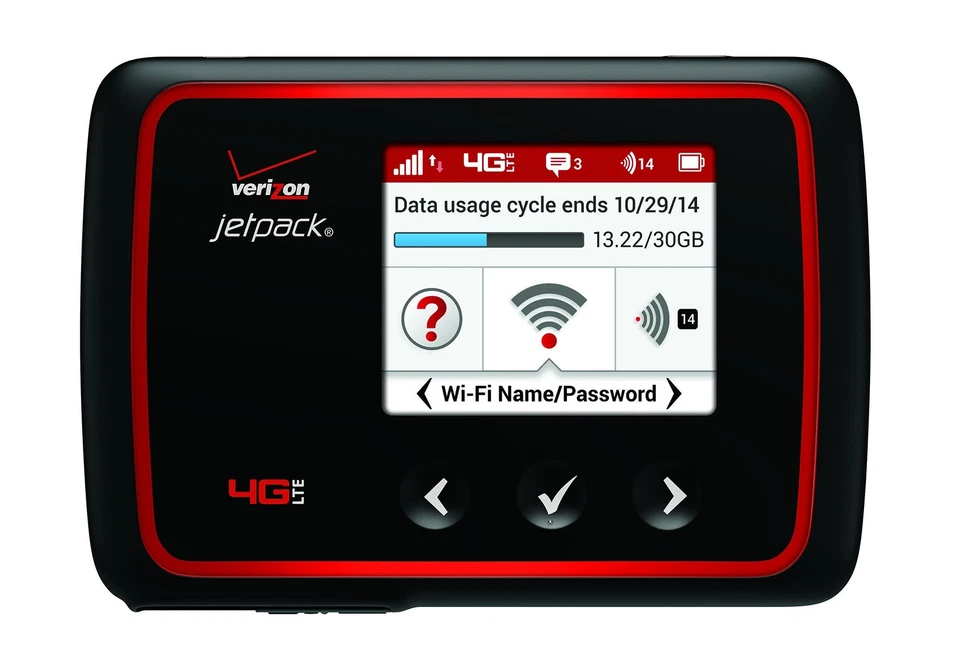 Novatel MiFi 6620 6620L Jetpack Verizon Wireless 4G LTE Hotspot