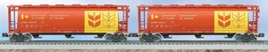 LIONEL TRAINS -11866 GOVT OF CANADA  3 BAY HOPPERS- 2 PACK- MINT - E6 - Picture 1 of 3