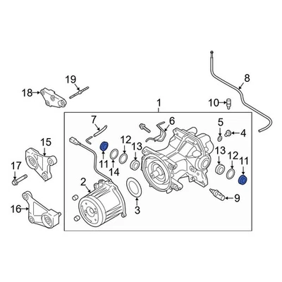 For Mazda CX-5 2013-2024 Mazda KA0127238 Rear Drive Axle Shaft Seal Foto 1 de 4