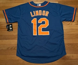 New York Mets Francisco LindorJersey Men Size Medium NWT By Nike - Picture 1 of 8