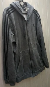 Adidas Sweatshirtjacke Gr. XL Herren grau Full Zip - Bild 1 von 11