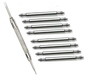 for 20mm Spring Bars Watch Pins Replacement Pins 8 PCS Diameter 1.5mm with Wa... - Picture 1 of 4
