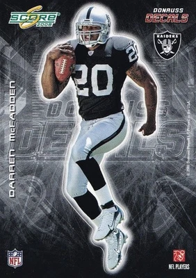 Darren McFadden 2008 Score Donruss Decals Rookie RC #15 Oakland Raiders - Image 1 of 2