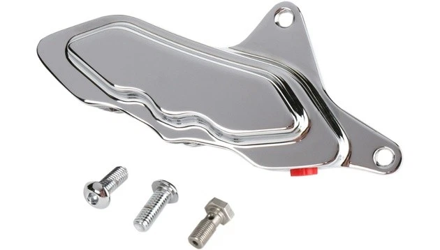 Pinza delantera izquierda Hawg Halters 6 pistones cromada #LHSCC6018 Harley Davidson Foto 1 de 1