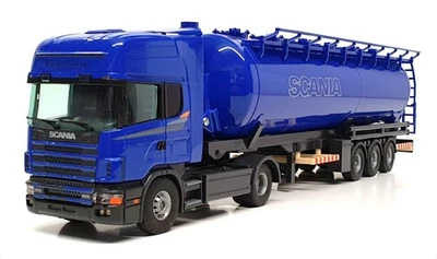 Camión cisterna Tekno escala 1/50 diecast 970919 - Scania - azul Foto 1 de 4