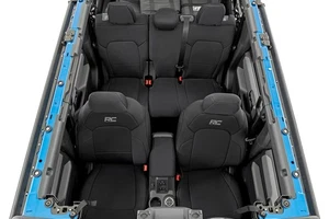 Ford Bronco Seat Covers by Rough Country - 91045 - (Missing Drivers Seat) - New - Picture 1 of 1