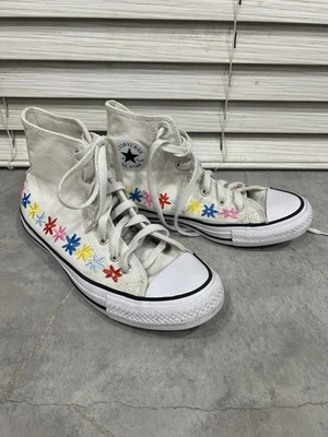 Converse Chuck Taylor All Star Oops Pink Size 4UK 'Floral White' A06311C - Image 1 of 4