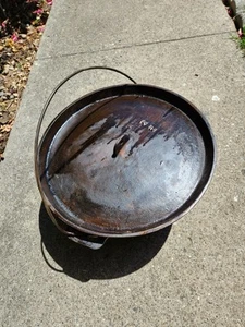 Vintage BSR 14 IN Cast Iron Camp Oven Made In The USA - Picture 1 of 3
