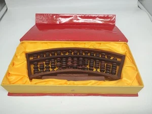 Chinese Wood Abacus 15 Rows In Working Order Fan Shaped - Picture 1 of 4