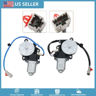 2X Motor de ventana eléctrica Prelude para Acura Integra Honda CR-V con 4 pines y 2 pines delanteros Foto 1 de 4