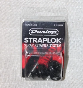 Dunlop SLS1033BK Dual Design Straplok Gurthaltesystem schwarz - Bild 1 von 9