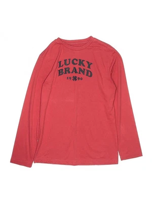 Lucky Brand Girls Red Long Sleeve T-Shirt 18 - Image 1 of 2