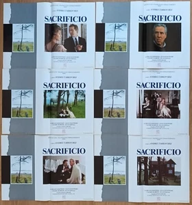 The Sacrifice ORIGINAL Italian 6 Photobusta set '86 POSTER Andrei Tarkovsky - Imagen 1 de 5