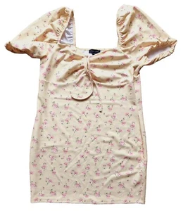 Women Floral Strappy Summer Sundress Ladies Holiday Beach Mini Cami Vest Dress - Picture 1 of 7