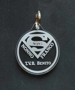 Regalo originale nonno FESTA DEI NONNI Compleanno Portachiave personalizzato - Foto 1 di 1