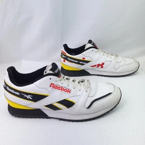 Reebok Classic Leather Ripple White Sneakers Lace Up Shoes EG5246 Mens Size 12 - Picture 1 of 8