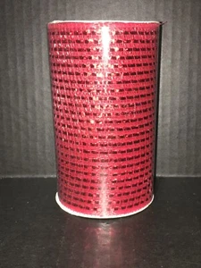 Christmas Celebrate It Extra Wide Red Ribbon 5.5” x 6 yds New - Picture 1 of 5