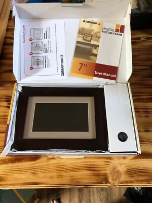 Smartparts Digital Picture Frame 7" Viewable Image  Dark Brown - Image 1 of 3