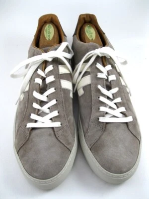 Allen Edmonds "CENTER COURT" Lace-up Suede Casual Sneakers 10 D PEWTER (504N) - Image 1 of 4
