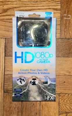 NEW HYPE I-FX HD 1080p ACTION CAMERA 16 MEGAPIXELS 140 DEGREES WIDE WIFI - Image 1 of 2