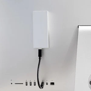 Thunderbolt 1 2 external Bootable MacOS drive M.2 NVMe SSD Enclosure For iMacrFE - Picture 1 of 8