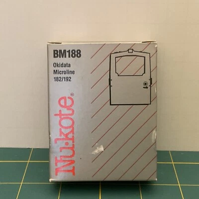Nu-kote Nukote Seamless Loop Black Matrix BM188 Microline 182 and 192 Okidata - Image 1 of 4
