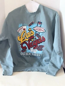 Golden Nugget Las Vegas besticktes Vintage Sweatshirt mit Rundhalsausschnitt Größe Medium - Bild 1 von 7