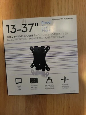 "Soporta montaje en pared fijo para TV de 13-37"" 40 lb montaje en video soportes de pared para TV VM40F nuevo" Foto 1 de 3