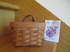 Longaberger Ambrosia Booking Basket & Protector handy size *shipping included!*