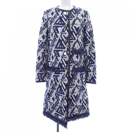 LOUIS VUITTON（LV） Cappotto LOUIS VUITTON cotone viscosa bianco navy taglia 34 donna