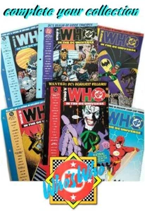 WHO'S WHO IN THE DC UNIVERSE - Complete your Collection - Imagen 1 de 12