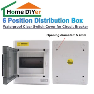Waterproof Clear 6 Position Distribution Box Switch Cover for Circuit Breaker - Picture 1 of 27