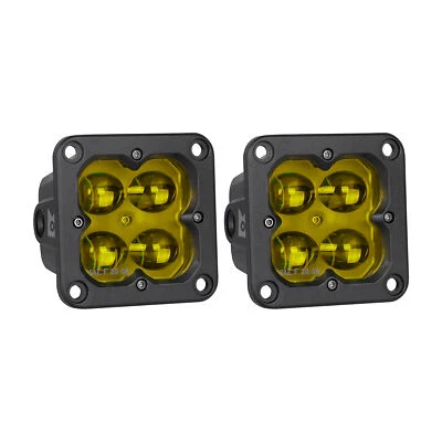 ARC Lighting Concept Series 3" LED luz de pod quadrada PAR feixe de neblina âmbar 41113 - Imagem 1 de 4