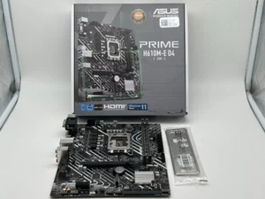 ASUS Prime H610M-E D4 LGA 1700 microATX Intel Motherboard (READ/FOR PARTS) - Afbeelding 1 van 9