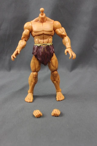 MOTU Masterverse SAVAGE HE-MAN 7" Figure Headless Body  Fodder Parts Lot Cover