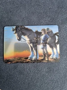 The Legend Of Zelda - Link and Epona Breath Of The Wild Trading Card 21 - Picture 1 of 2