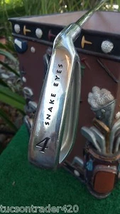 Snake Eyes Viper Ms 4 Iron TaylorMade Stiff Steel Kelmac Grip #509 - Picture 1 of 9