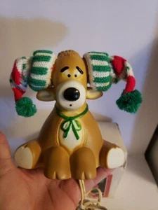 Vintage Christmas Around The World Lighted Reindeer Tested Works Original Box - Picture 1 of 13