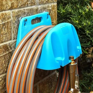 Wall Mounted Garden Irrigation Hose Pipe Hanger Plastic Rack Tap Watering Hose - Picture 1 of 12