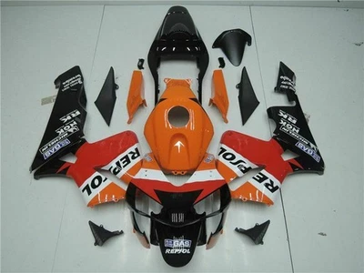 FK 注射橙色 ABS 塑料整流罩适用于本田 2003 - 2004 CBR 600R m074 — 第 1/4 张图片