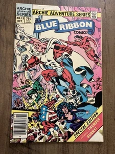Blue Ribbon #13 - ¡Debut Thunder Bunny! Cómic Archie Adventure años 80 - Imagen 1 de 3