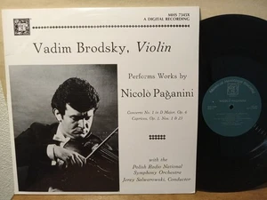 Vadim Brodsky - Nicolo Paganini Concerto / Caprices, LP NM Musical MHS 7345X - Picture 1 of 4