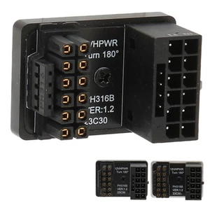 ATX 16Pin Male To 16pin Female 180° Angled Adapter 12V PCIe5.0 HPWR GPU U Tur FY - Afbeelding 1 van 28